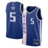 Dres Sacramento Kings De Aaron Fox Nike 2023-24 City Edition Plava Swingman